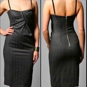 D & G, Dolce & Gabbana pinstripe Corset Dress